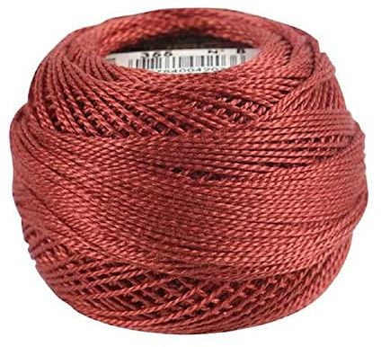 DMC 116 8-355 Pearl Cotton Thread Balls, Dark Terra Cotta, Size 8