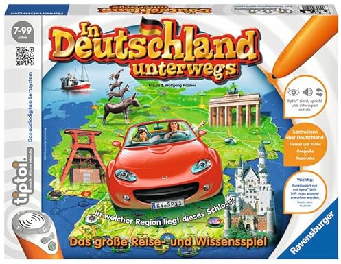 tiptoi® In Deutschland unterwegs: Die interaktive Audio-Tour durch Deutschland für 1-6 Spieler ab 7 Jahren