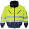 Portwest Hi-Vis Warnschutz 3-in-1 Pilotjacke, Größe: XL, Farbe: Gelb/Marine, PJ50YNRXL