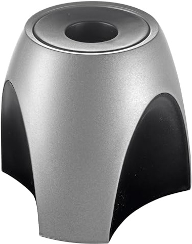 HAN Büroklammerspender DELTA mit Ringmagnet, Büro Zubehör für Heftklammern, moderner Klammernspender für die Schreibtisch Organisation, 2752-77, silber edition