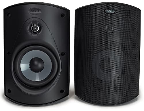 Polk Audio Atrium 5 - Pareja Altavoces, Color Negro