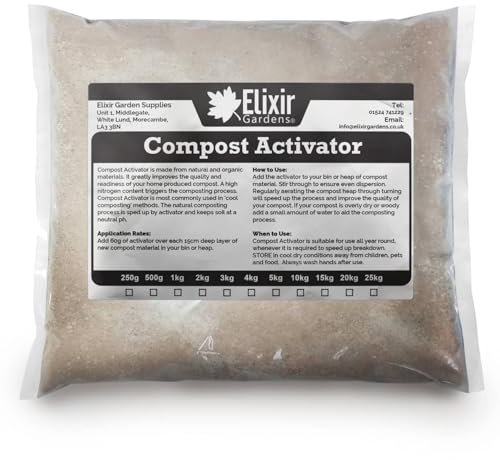 Elixir Gardens Compost Activator/Maker 1Kg Bag | Treats over 7sqm