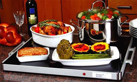 Deluxe Shabbat Warming Tray Full Size 24 x 20 Blech Electric by Classic Kitchen