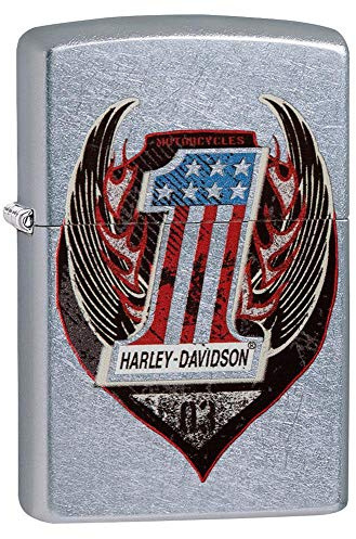 Zippo Encendedor Resistente al Viento HD One - Street Chrome, estándar