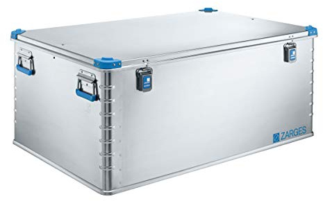 Relags Box Zarges Eurobox - 415 Liter, Silber, 415 L, 407090 | Inhalt 414 l, Außenmaß LxBxH 1200 x 800 x 510 mm