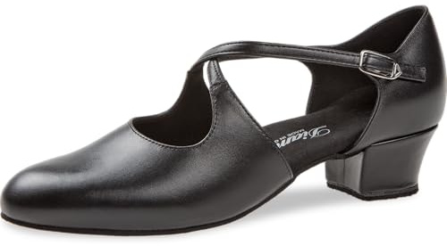 Diamant, Zapatos de baile mujer 052-102-034 estándar y latino, Negro, 35 EU