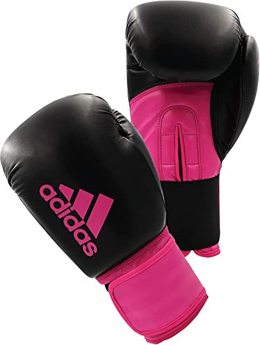 adidas Hybrid 100 Dynamic Fit Handschuhe, Schwarz (Black/Shock Pink), Gr. 10 oz