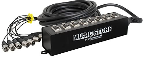 MUSIC STORE Multicore 8xXLR, 10m, Stagebox - Cavo multicore