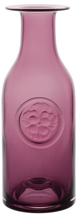 Dartington Crystal VA2669/HE Pansy Flower Bottle, Purple