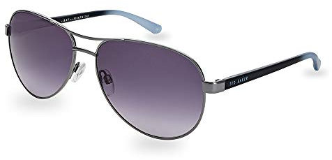 Ted Baker OLIVER Sunglasses, Grey, with 100% UV Protection, Unisex