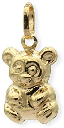 Bär Teddybär Charms Anhänger echt 14 Karat Gold 585 (Art.206004)