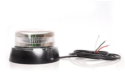 LED-MARTIN R65 Design Rundumleuchte BRILAR - klar/gelb - 3 Punkt - extrem hell