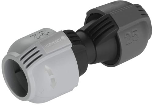 Gardena Sprinklersystem Reduktionsverbinder, 32 mm - 25 mm: Verbindungsstück von einer 32 mm Rohrleitung zum Übergang auf eine 25 mm Rohrleitung, bewährte Quick & Easy Verbindungstechnik (02777-20)