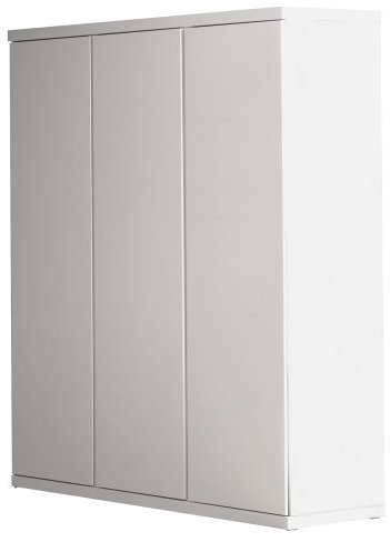 Vipack 'Autobett lakl1314 Lara Schrank mit 3 Türen MDF weiß lackiert 166 x 57 x 204,5 cm