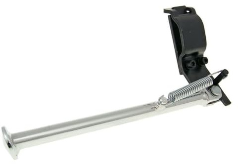 2EXTREME Seitenständer verchromt 260mm lang, kompatibel mit Puch Maxi Mofa | 260mm langer, verchromter Seitenständer zur Montage an der originalen Schwinge, als Ersatz für den Standardständer geeignet