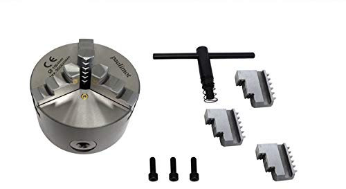 PAULIMOT Dreibackenfutter, 100 mm mit 3-Loch-Aufnahme