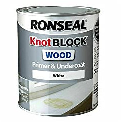 Ronseal Knot Block Wood Primer and Undercoat White 250ml