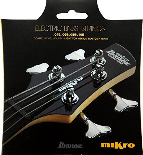 IBANEZ Saitensatz E-Bass Nickel Wound 4-Saiter Coated - für Mikro 28,59 Mensur 45-105 (IEBS4CMK)