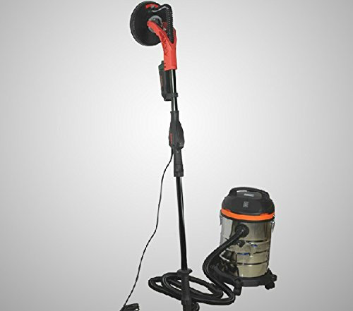GOWE 22,86 cm pulgada 225 mm pared techos lijadora 30L aspiradora | Multi-direcciones máquina lijadora eléctrica