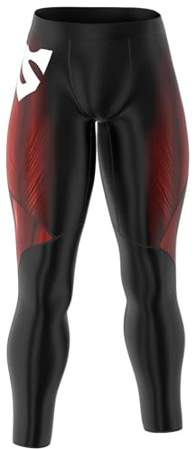 SMMASH Pantaloni A Compressione Pantaloni da Corsa per Uomo Leggings Lunghi Leggings Sportivi per Uomo Tecnologia di Seconda Pelle Traspirante Pantaloni da Corsa