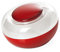 Omada Design Tarro de galletas, en plástico bicolor, capacidad 270 cl, con tapa hermética, interior visible, línea Movida