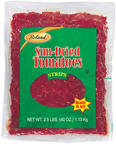 Roland Foods Sun-Dried Tomato Strips, Specialty Imported Food, 2.5 Pound Bag, Pack of 1
