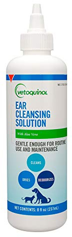 Vetoquinol Ear Cleansing Solution for Dogs and Cats - 8oz