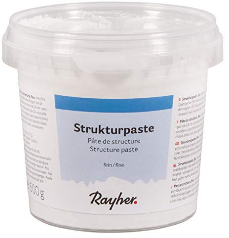 Rayher 38238000 Strukturpaste, fein, Dose 500g