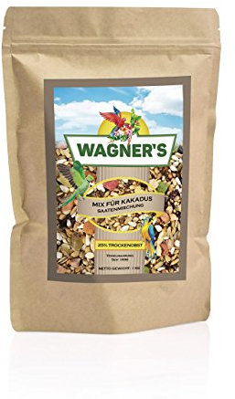 Wagner's | Papageienfutter mit Obst für Kakadus - 1 kg Saatenmischung