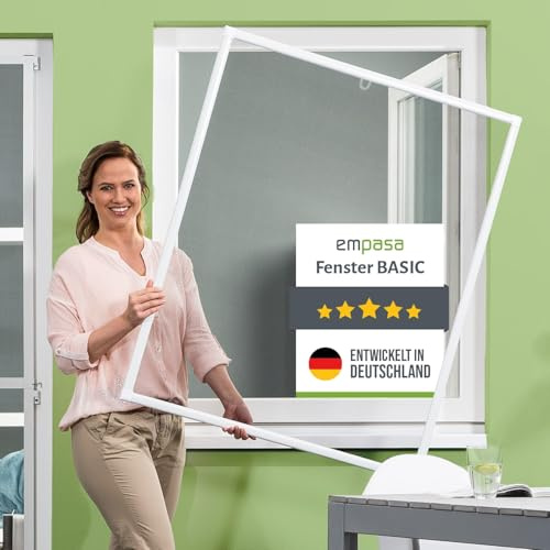 empasa Insektenschutz Fenster Basic mit Alurahmen und FILATEC® Gewebe