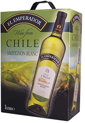 El Emperador - Vino bianco, Sauvignon Blanc, Valle Central Cile, Bag in Box 3L BIB (1 x 3L)