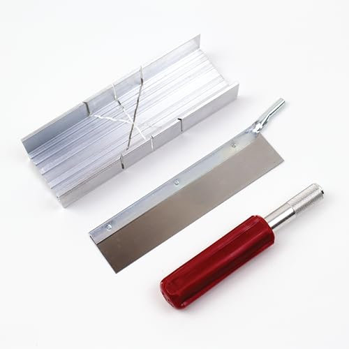 Juego de ingletadora de aluminio con sierra y mango