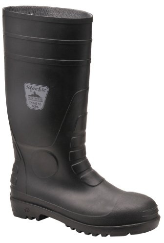 Portwest FW94 Klassiska Arbetskläder Säkerhetsstövel S4 Svart, 47