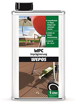 Wepos 2000304303 WPC Imprägnierung,1000 ml, transparent