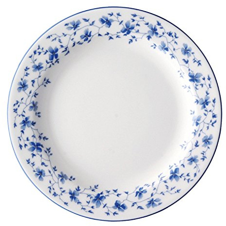 Arzberg 41382-607671-10019 Form 1382 Blaublüten FrühstuckTeller 19 cm/FA, Porzellan, weiß/blau, 21.2 x 21.2 x 7.3 cm