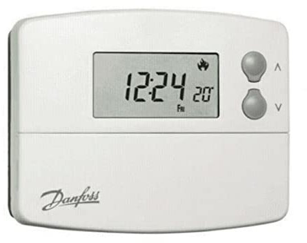 Danfoss 087N791700 White Programmable Room Thermostat, Heating