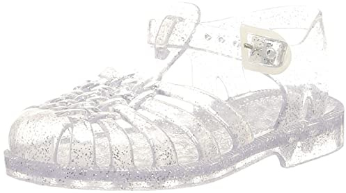Sandales de Plage Méduse Argenté,Argent, 25 EU
