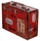 Baúl Caja SJ 15369 maletín, estuche de madera set, Baúl con tapizado de piel estilo vintage look, Cofre del Tesoro, caja, caja pirata, muebles pequeños, con herrajes de metal, acabado antiguo, madera, diferentes tamaños, Maritim, decoración, de gran calidad, Kolo nialtruhe, estilo colonial, caja de madera, Baúl con adornos., madera/metal, carbón, Größe XL London (36cm B x 25cm T x 12cm H )