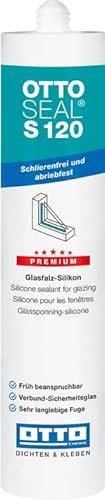 OTTOSEAL 1851420 - Silicone S-120, 310 ml, colore: grigio chiaro opaco