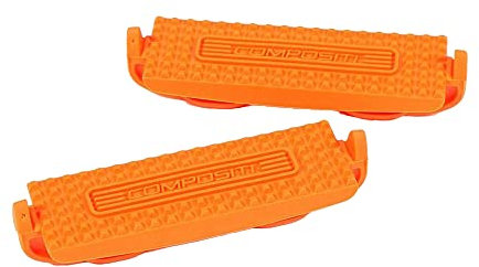 Compositi Premium ersättning stigbygel med profil, orange