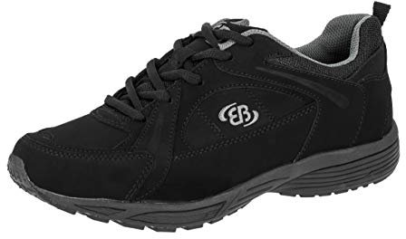 Brütting Unisex Hiker Walkingschuhe, Schwarz Grau, 50 EU