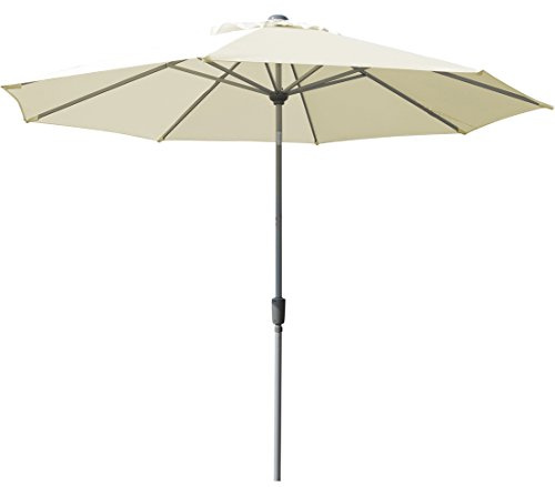 Dehner Sonnenschirm Milos, Ø 3 m, naturfarben, Groß, natur