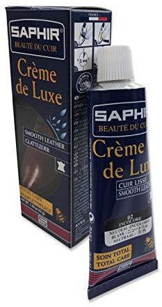 Saphir Crème de Luxe Schuhcreme, Rot - ROUGE 11 - Größe: 50 ml