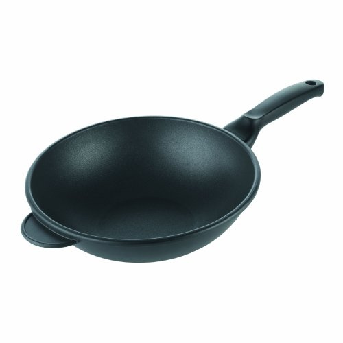 KUHN RIKON 37136 Kochgeschirr Wok Pfanne Cook Star Wokpfanne 28 cm ohne Deckel 1.5L/16cm Aluminium antihaftbeschichtet