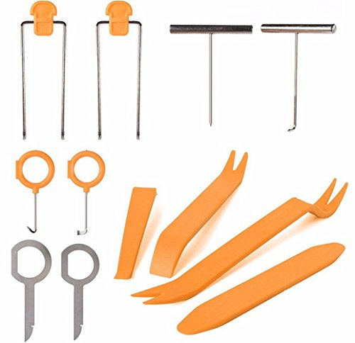 Werkzeugset, 12-teilig, für Demontage, Verkleidung, Installation, für Audio-Innenraum, Entfernung, Reparatur, für Armatur/Autoradio/Zubehör/Tür/Armaturenbrett, Kfz