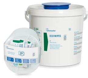 ECO Wipes Vliestuchspender, eckig (5 L Volumen), 1 Spendereimer
