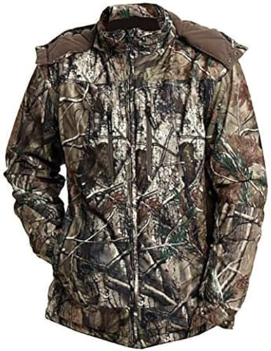 Krumba Mens Camo Hunting Jacket: Winter Insulated Warmer Tactical Windproof Softshell Camping Coat XXL
