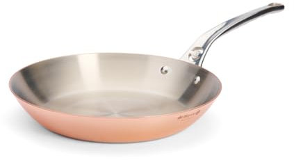 De Buyer - Padella tonda in rame e acciaio INOX 2 mm