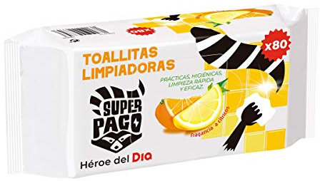 DIA SUPER PACO toallitas limpiadoras multiusos envase 80 uds