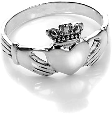 jewellerybox Bague de Claddagh en Argent 925/1000 - Taille 63
